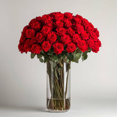 75 Premium Farm-Fresh Red Roses