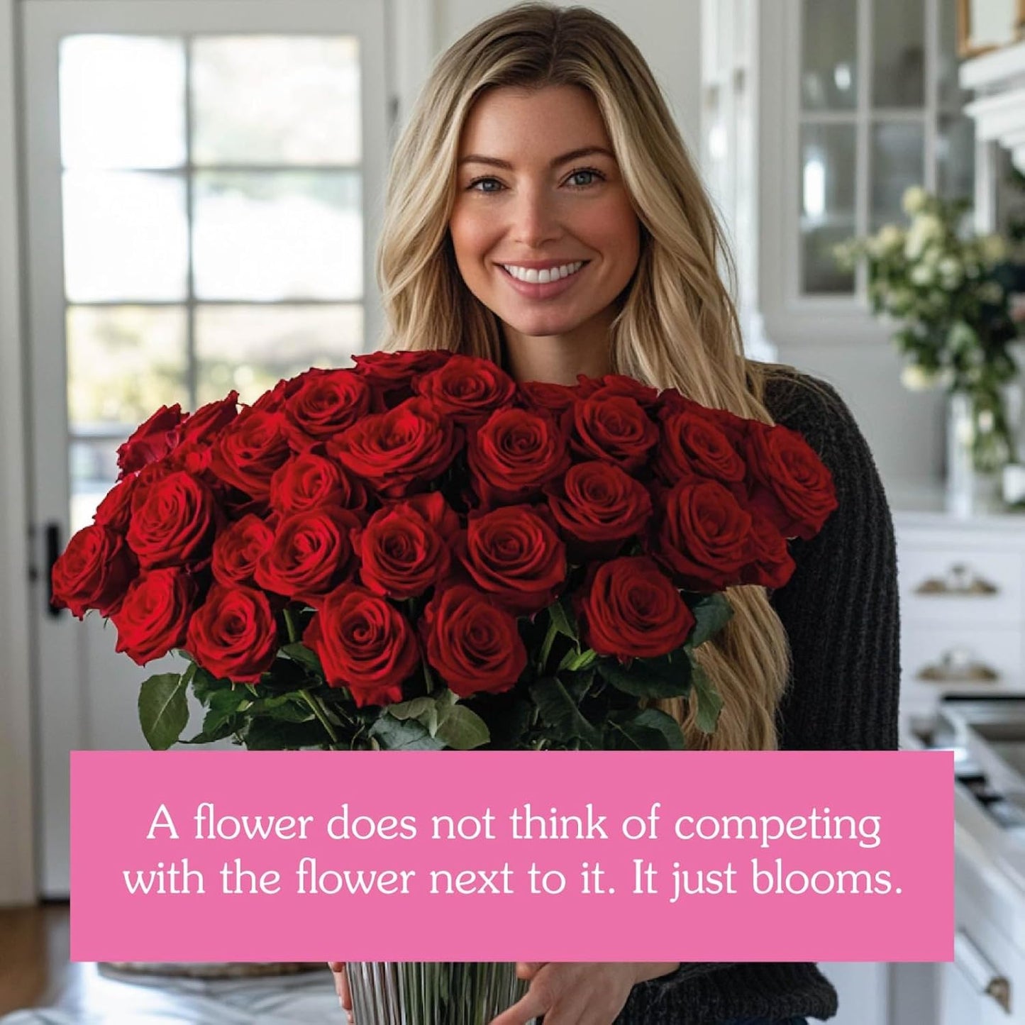 75 Premium Farm-Fresh Red Roses